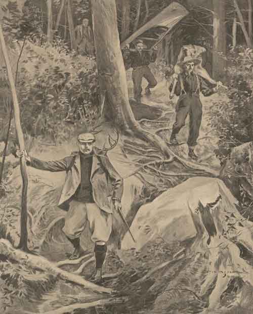 Lithograph of Classic Adk Hunting